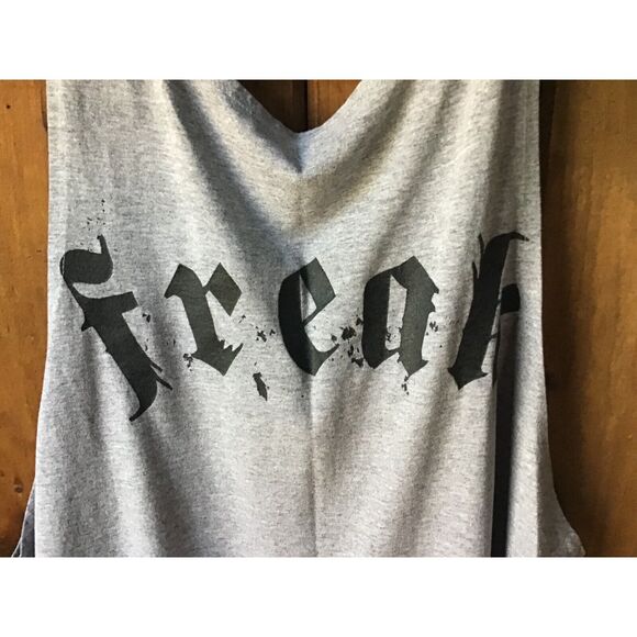Finaflex Freak Tank Shirt Size XL  Gray Sleeveless Workout Casual Gym Exercise - Picture 4 of 5